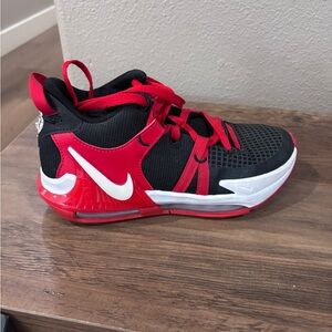 Nike Kids Black and Red Athletic Sneakers